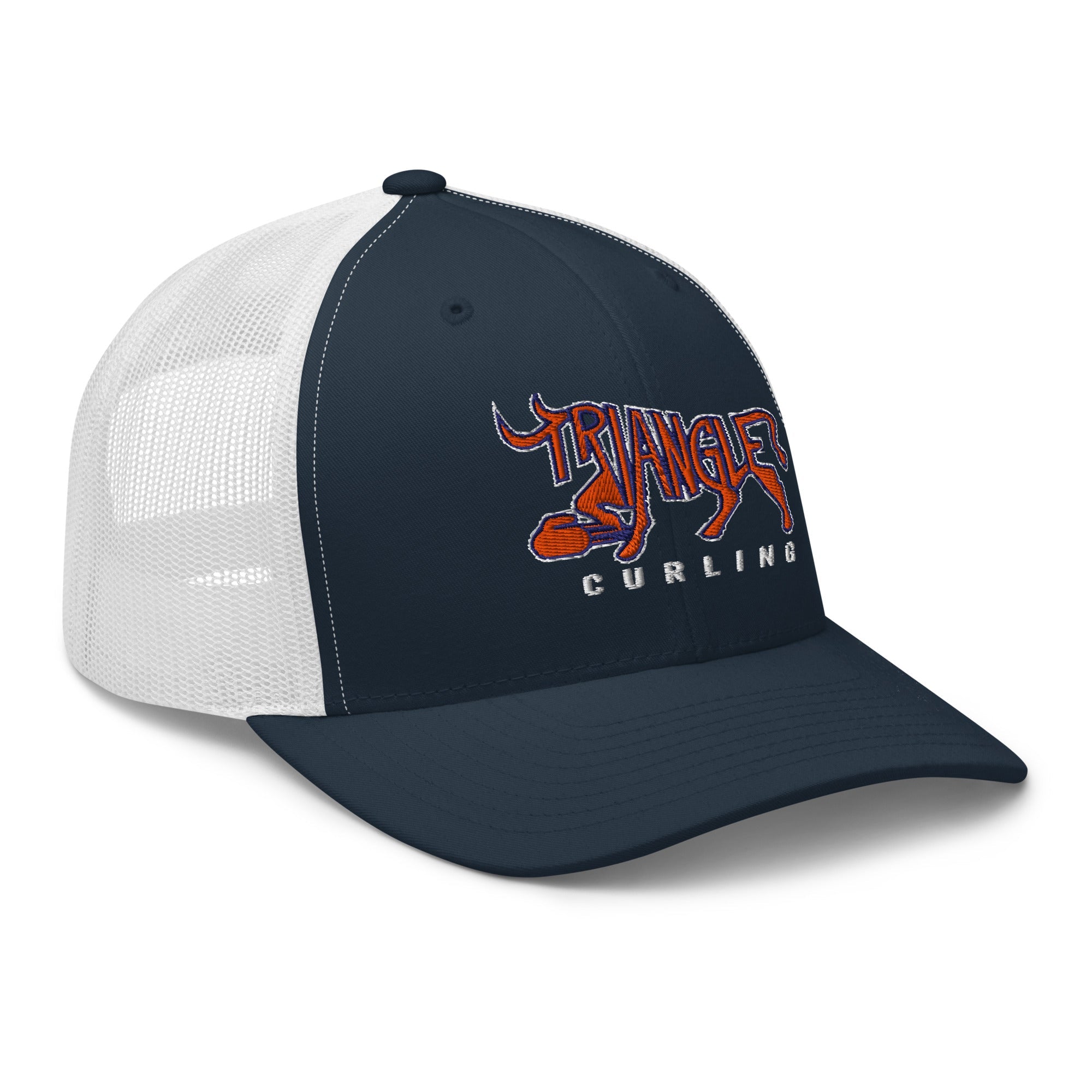 Triangle Curling Trucker Cap - Broomfitters