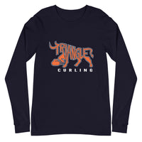 Triangle Curling Unisex Long Sleeve Tee - Broomfitters