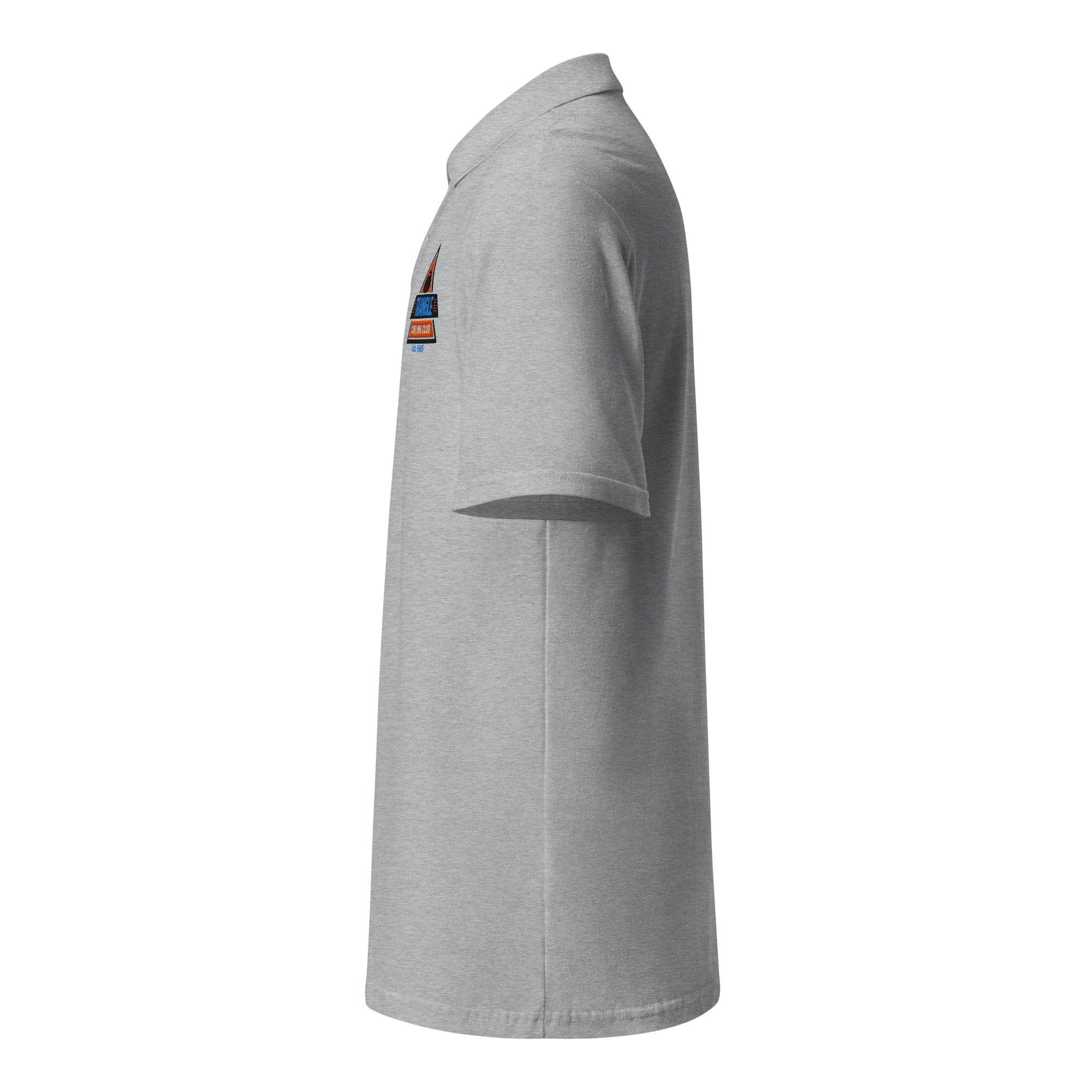 Triangle Curling Unisex pique polo shirt - Broomfitters