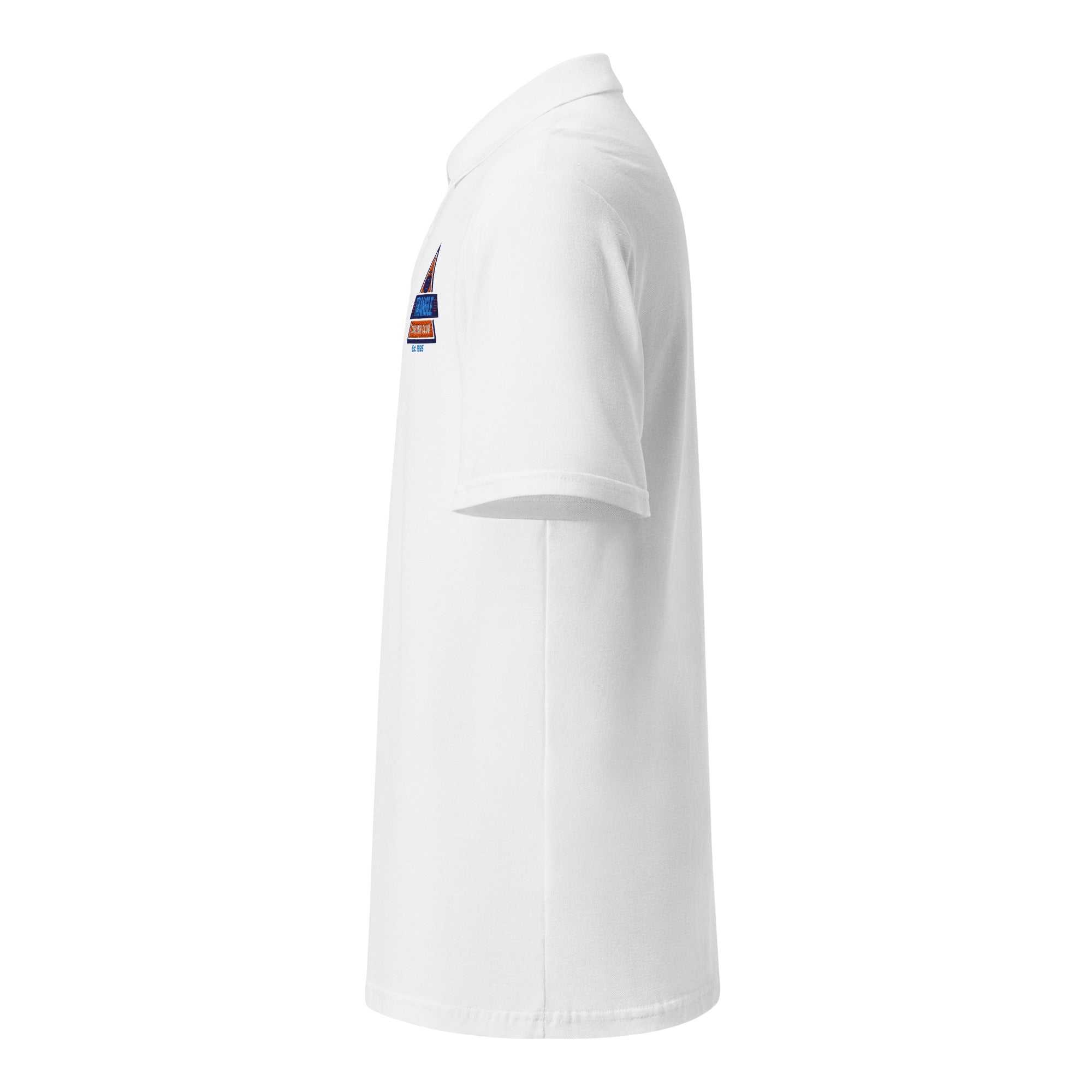 Triangle Curling Unisex pique polo shirt - Broomfitters