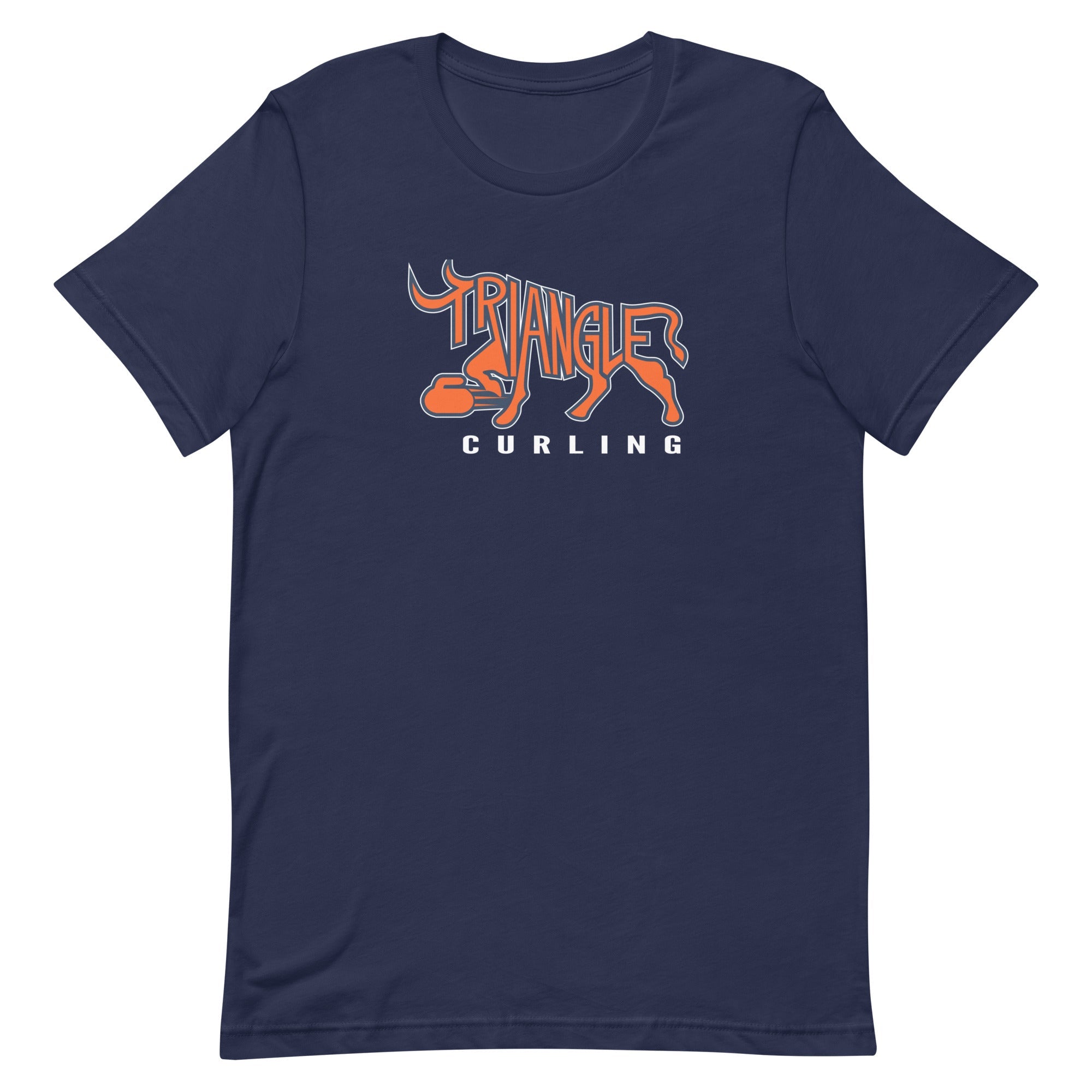 Triangle Curling Unisex t-shirt - Broomfitters
