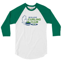 Midland Curling Club 3/4 sleeve raglan shirt