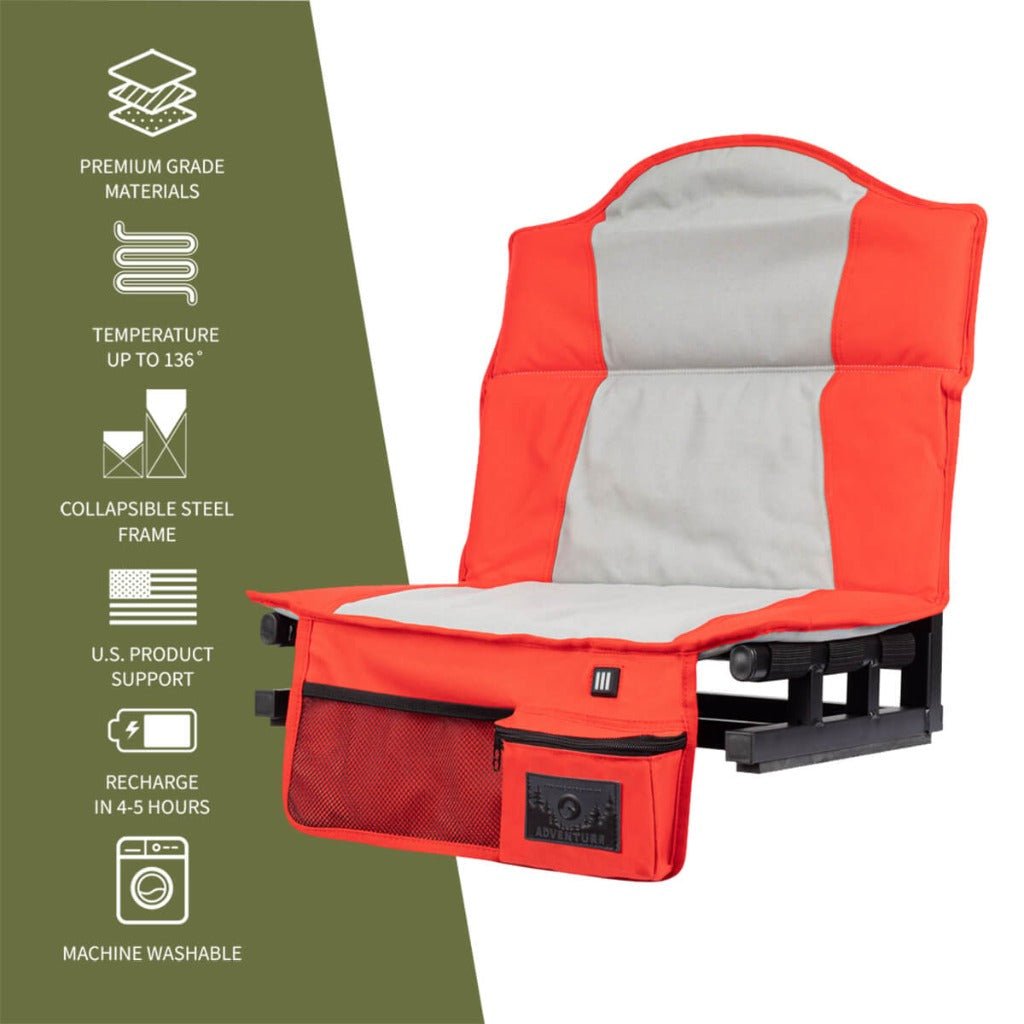 Vantage Heated Stadium Seat - Broomfitters