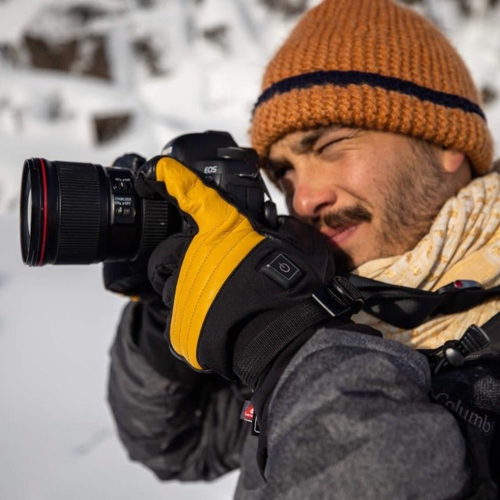 Vertex II Heated Ski Gloves (3500mAh USB - C batt) - Broomfitters