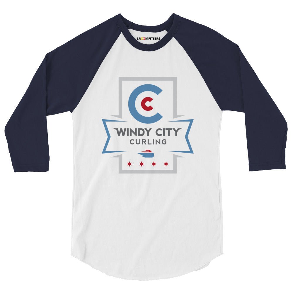 Windy City Curling 3/4 sleeve raglan shirt - Broomfitters