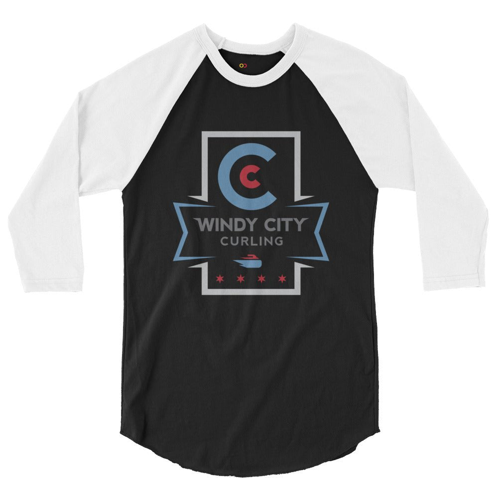 Windy City Curling 3/4 sleeve raglan shirt - Broomfitters