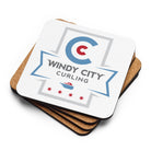 Windy City Curling Cork - back coaster - Broomfitters