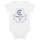 Windy City Curling Organic cotton baby bodysuit - Broomfitters