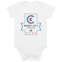 Windy City Curling Organic cotton baby bodysuit - Broomfitters