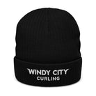 Windy City Curling Ribbed knit beanie - Broomfitters