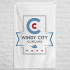 Windy City Curling Vertical Flag - Broomfitters