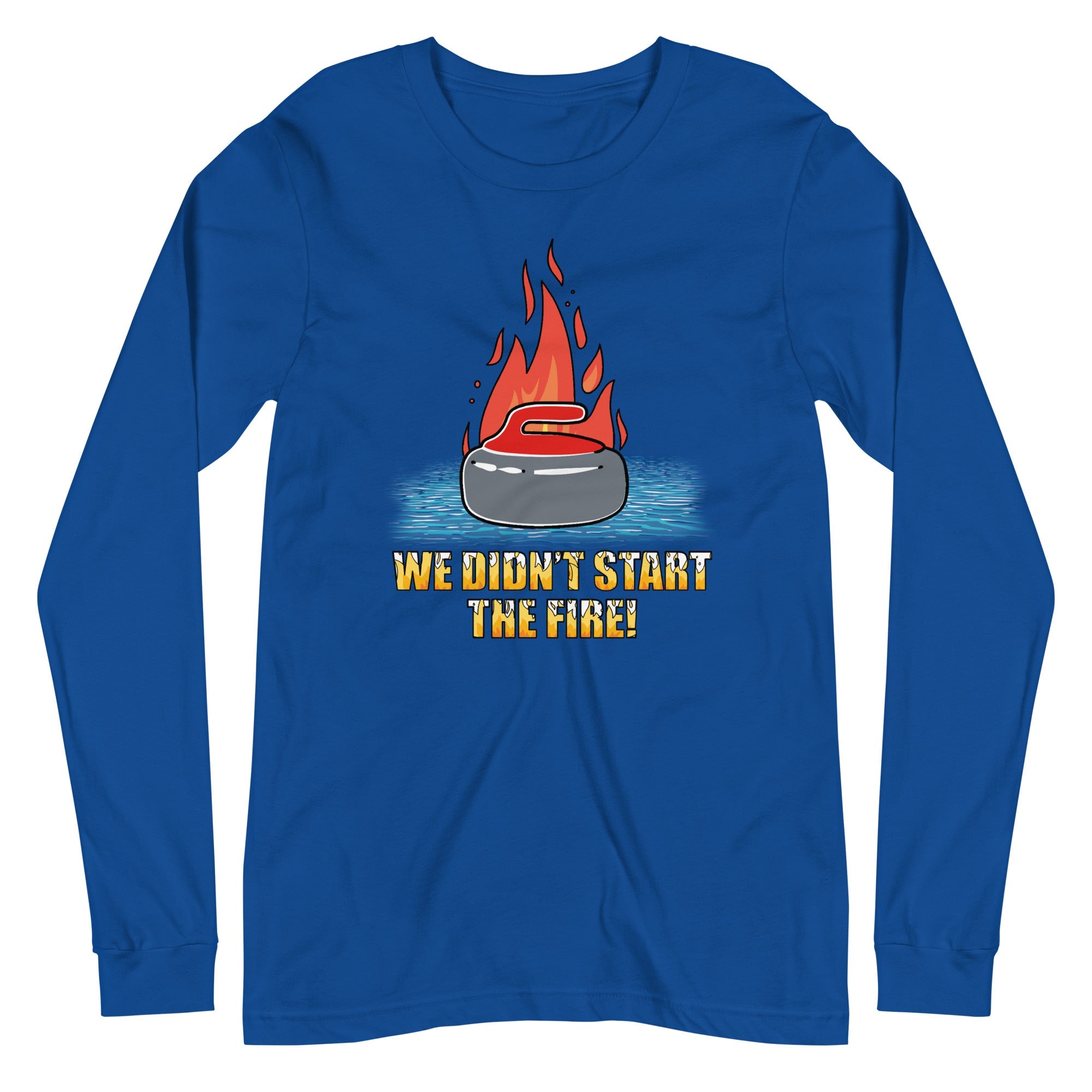 WINDY CITY - WE DIDN'T START THE FIRE T-SHIRT Unisex Long Sleeve Tee - Broomfitters