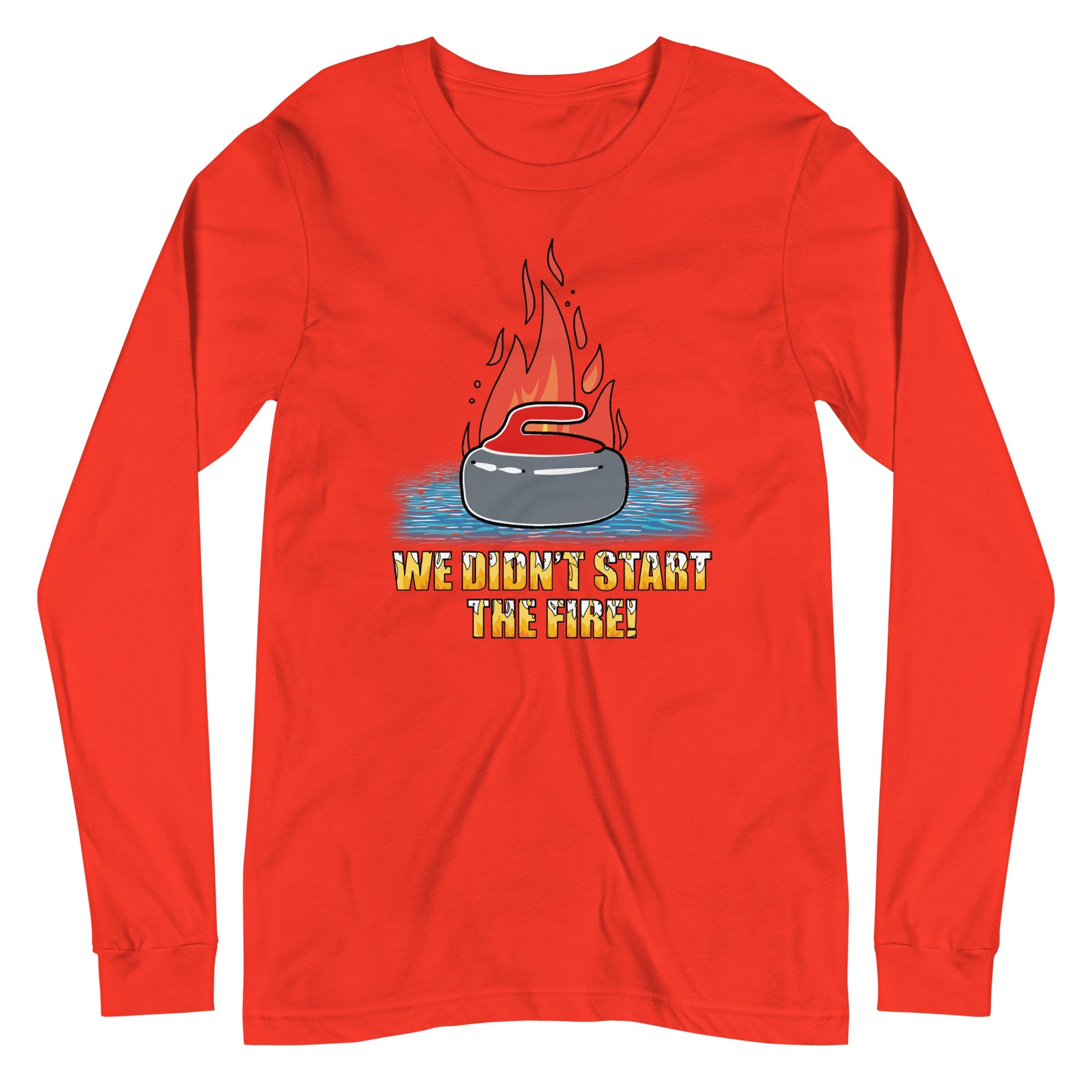 WINDY CITY - WE DIDN'T START THE FIRE T-SHIRT Unisex Long Sleeve Tee - Broomfitters