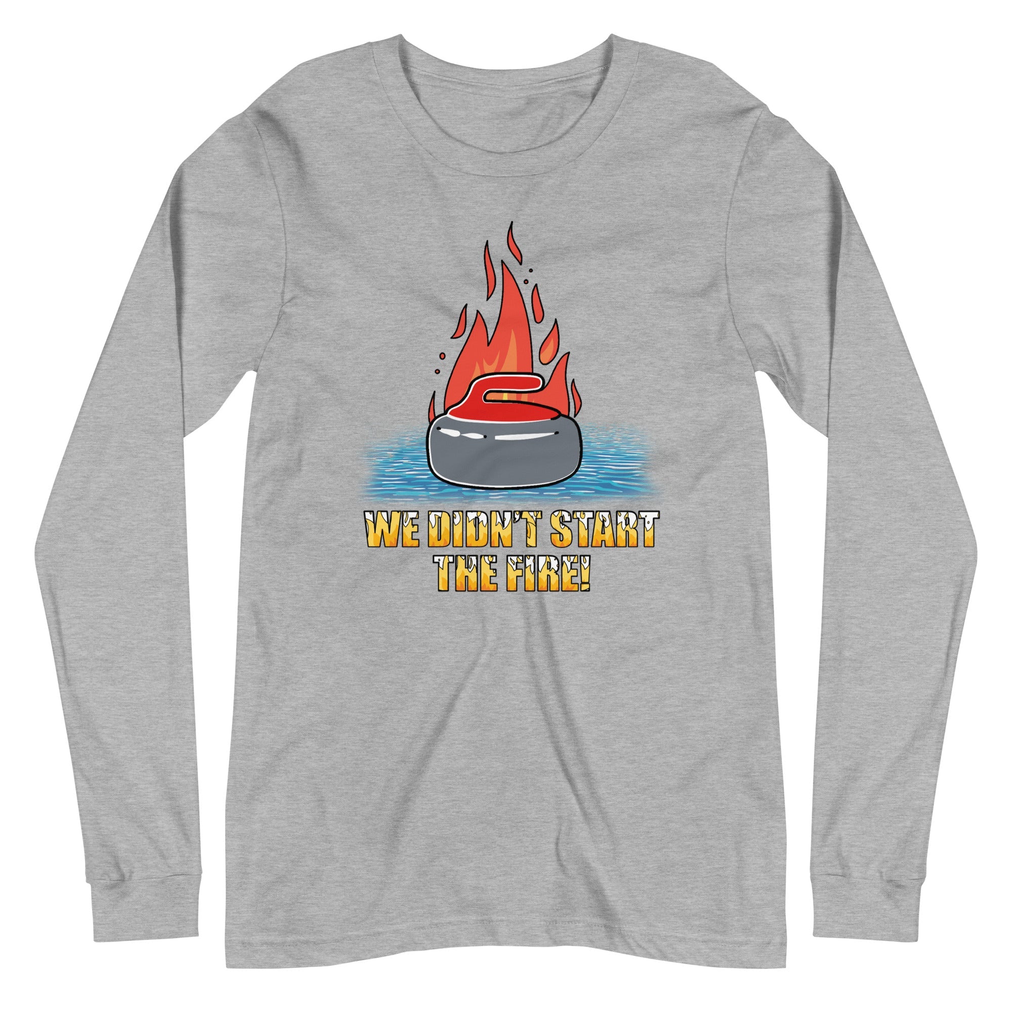 WINDY CITY - WE DIDN'T START THE FIRE T-SHIRT Unisex Long Sleeve Tee - Broomfitters