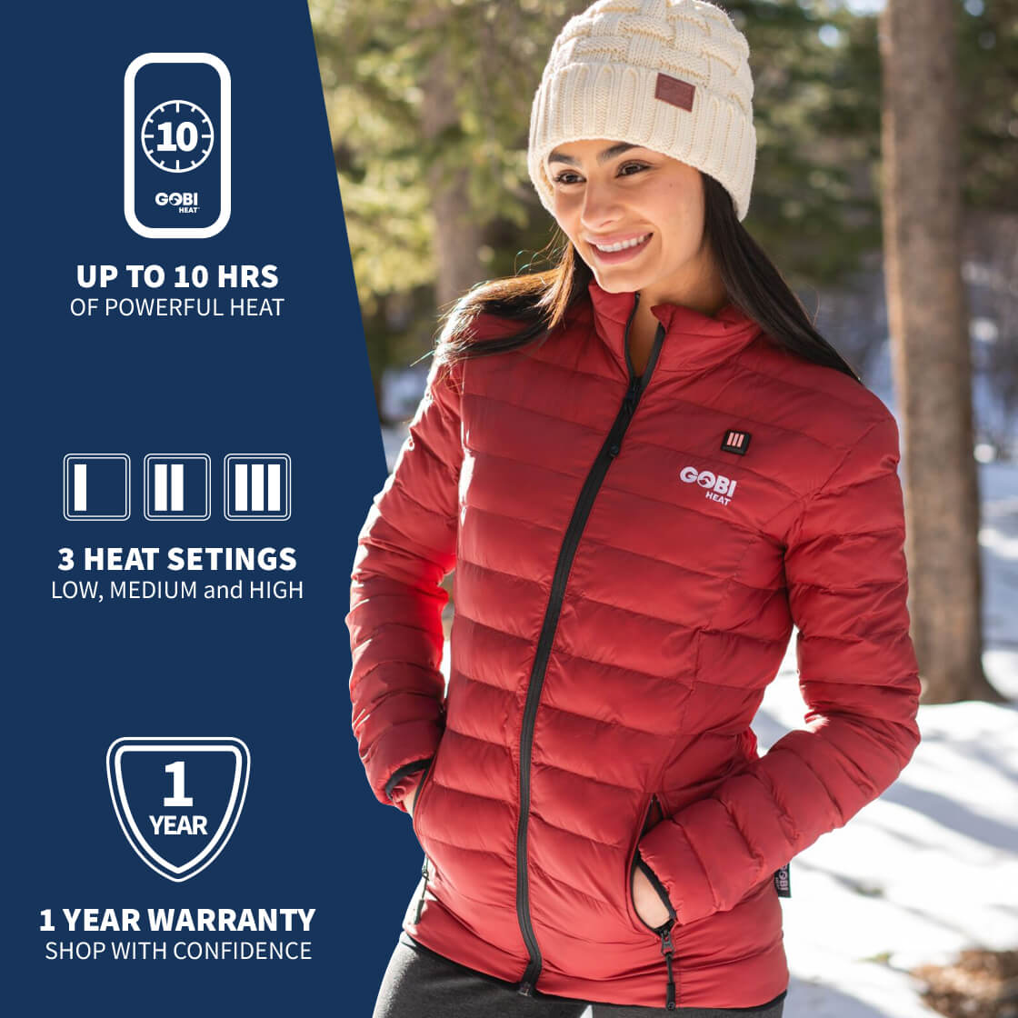 Wolf Womens Heated Jacket - Broomfitters