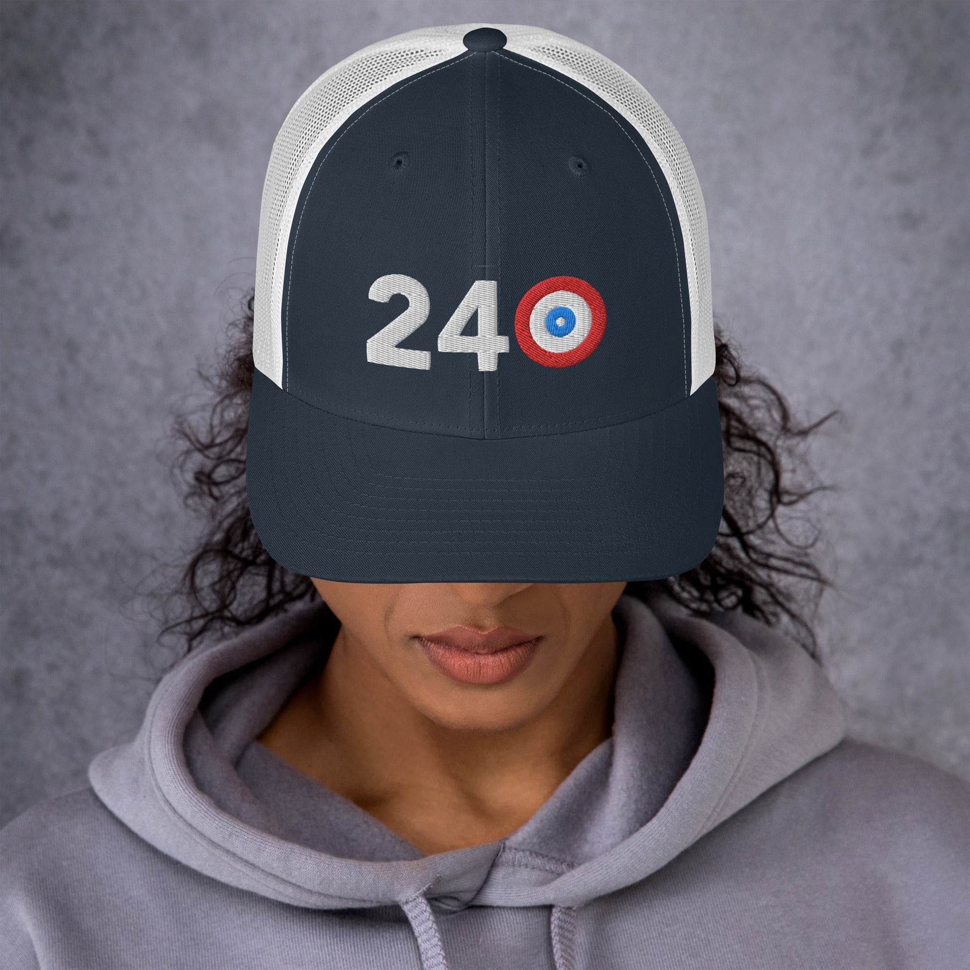 240 Area Code - Maryland Curling Club Trucker Cap - Broomfitters