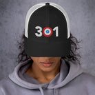 301 Area Code - Maryland Curling Club Trucker Cap - Broomfitters