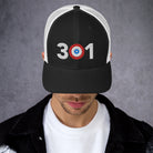 301 Area Code - Maryland Curling Club Trucker Cap - Broomfitters