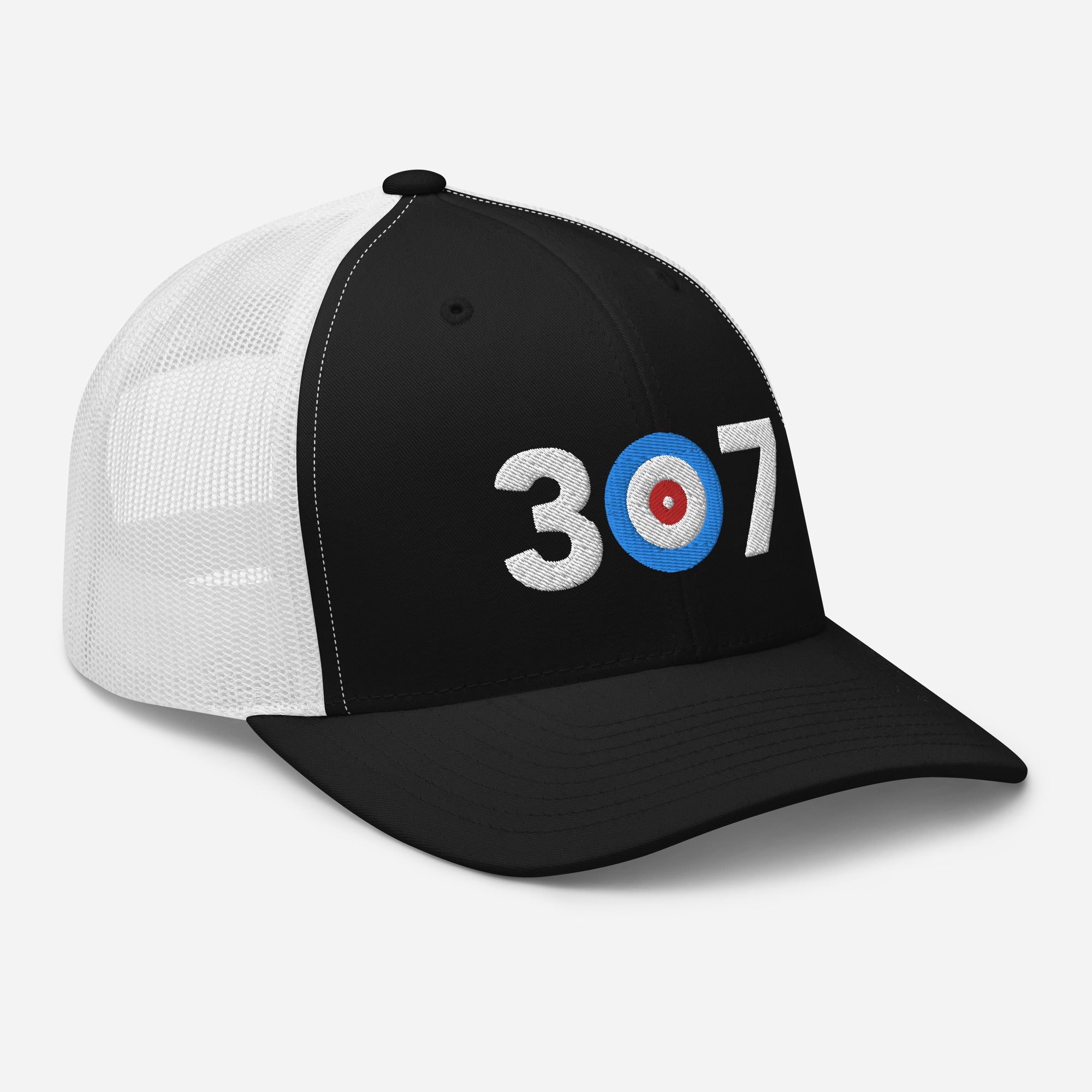 307 Area Code - Wyoming Curling Club Trucker Cap - Broomfitters