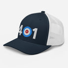 401 Area Code - Rhode Island Curling Club Trucker Cap - Broomfitters