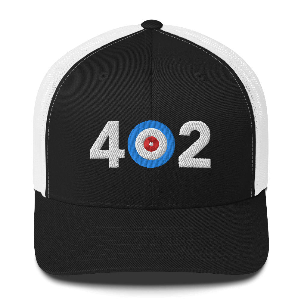 402 AREA CODE - NEBRASKA CURLING CLUB TRUCKER CAP - Broomfitters