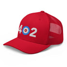 402 AREA CODE - NEBRASKA CURLING CLUB TRUCKER CAP - Broomfitters