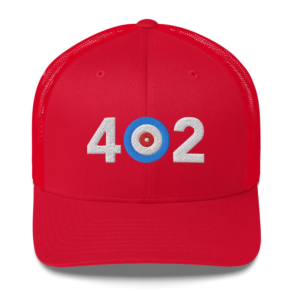 402 AREA CODE - NEBRASKA CURLING CLUB TRUCKER CAP - Broomfitters