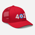 402 AREA CODE - NEBRASKA CURLING CLUB TRUCKER CAP - Broomfitters