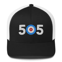 505 Area Code - Albuquerque, New Mexico Curling Club Trucker Cap - Broomfitters