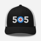 505 Area Code - Albuquerque, New Mexico Curling Club Trucker Cap - Broomfitters