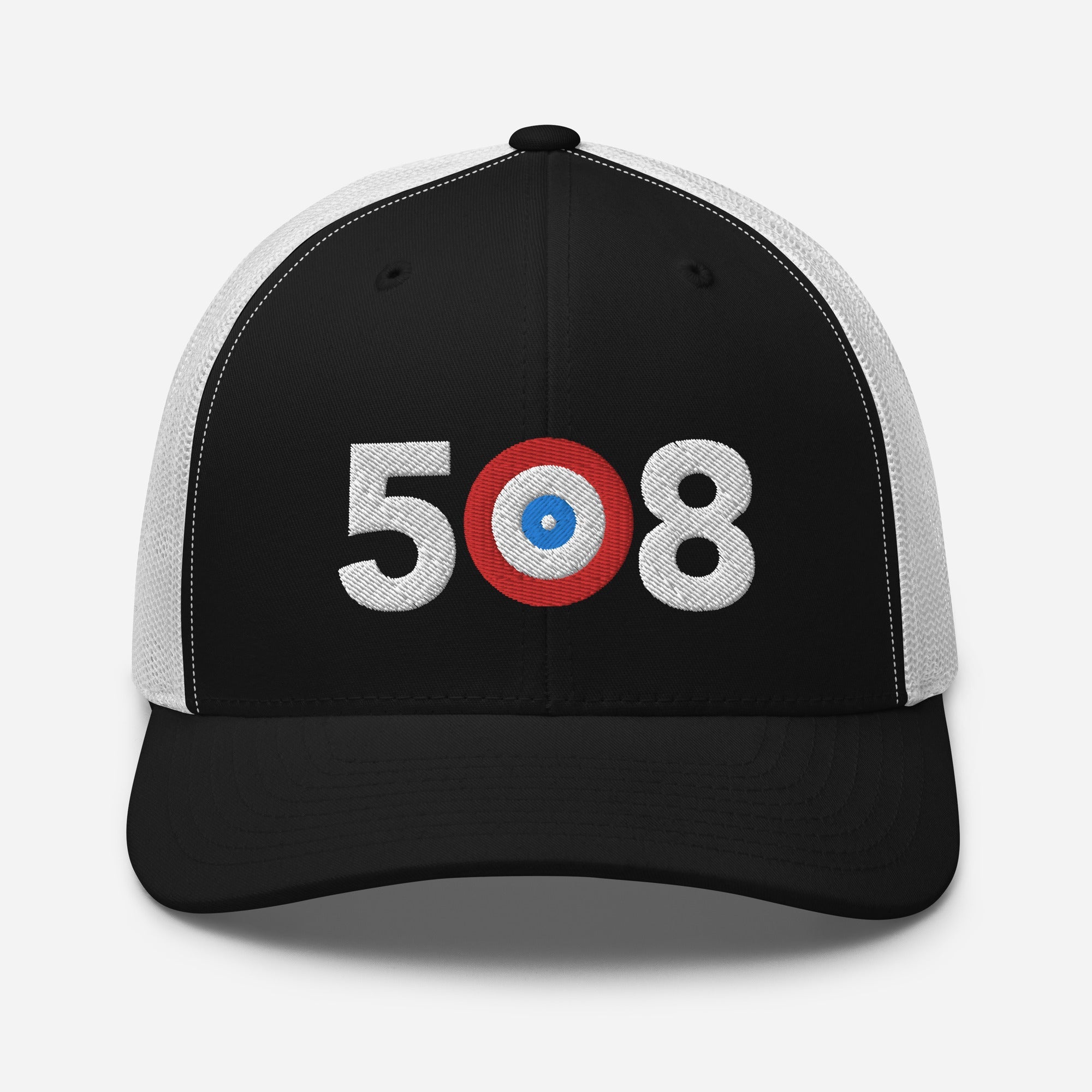 508 Area Code - Massachusetts Curling Club Trucker Cap - Broomfitters