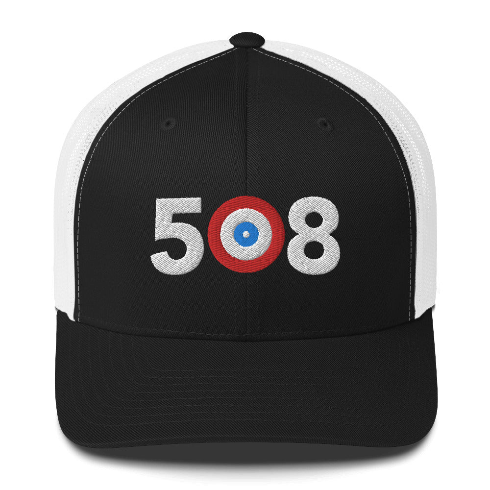 508 Area Code - Massachusetts Curling Club Trucker Cap - Broomfitters