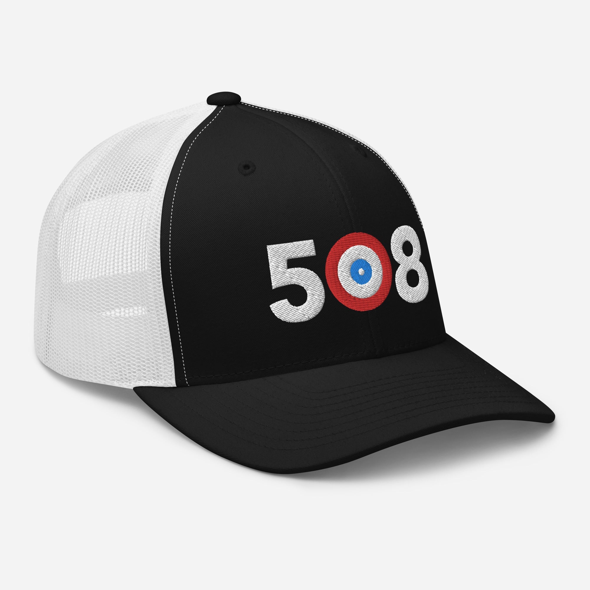 508 Area Code - Massachusetts Curling Club Trucker Cap - Broomfitters