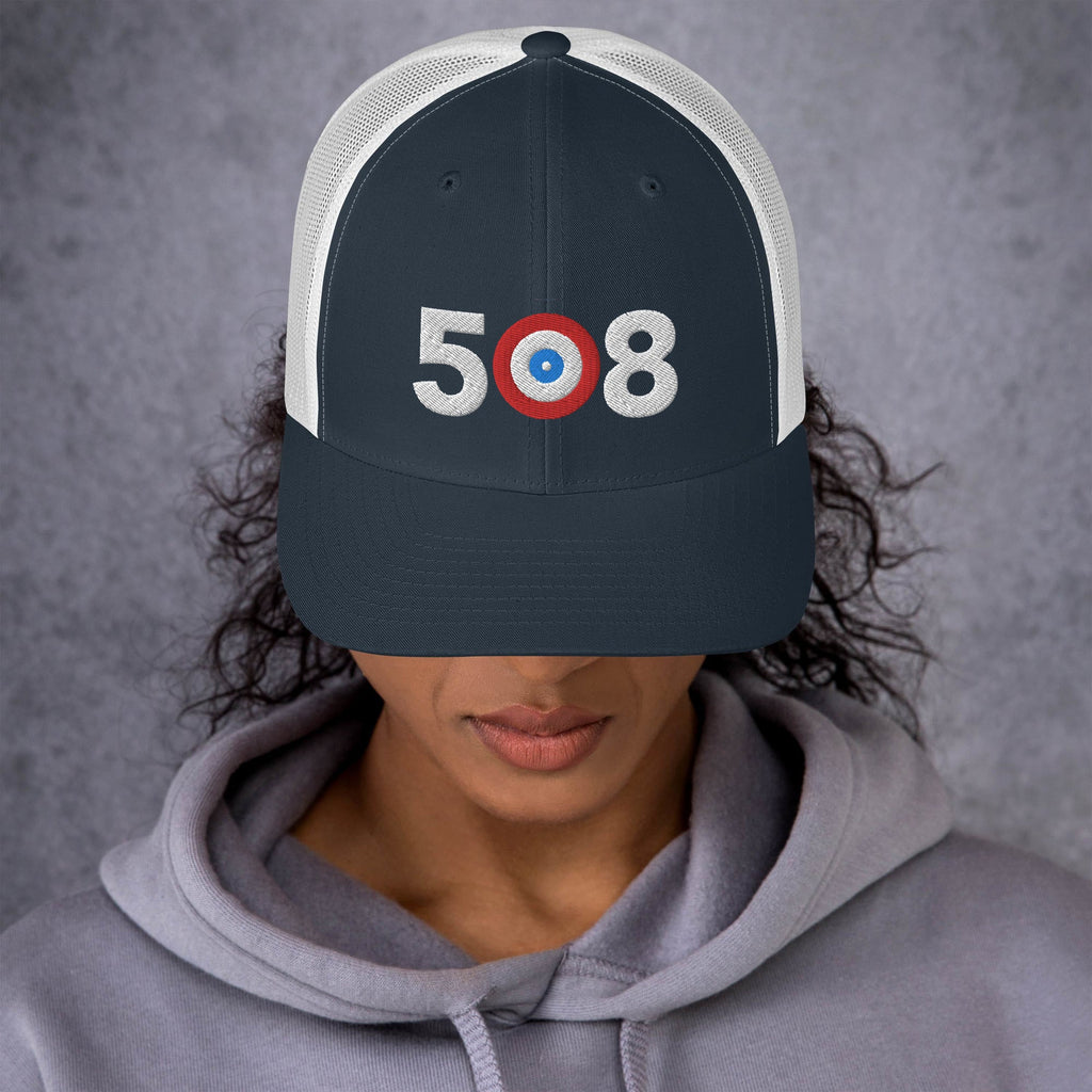 508 Area Code - Massachusetts Curling Club Trucker Cap - Broomfitters