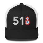 518 Area Code - Albany, New York Trucker Cap - Broomfitters