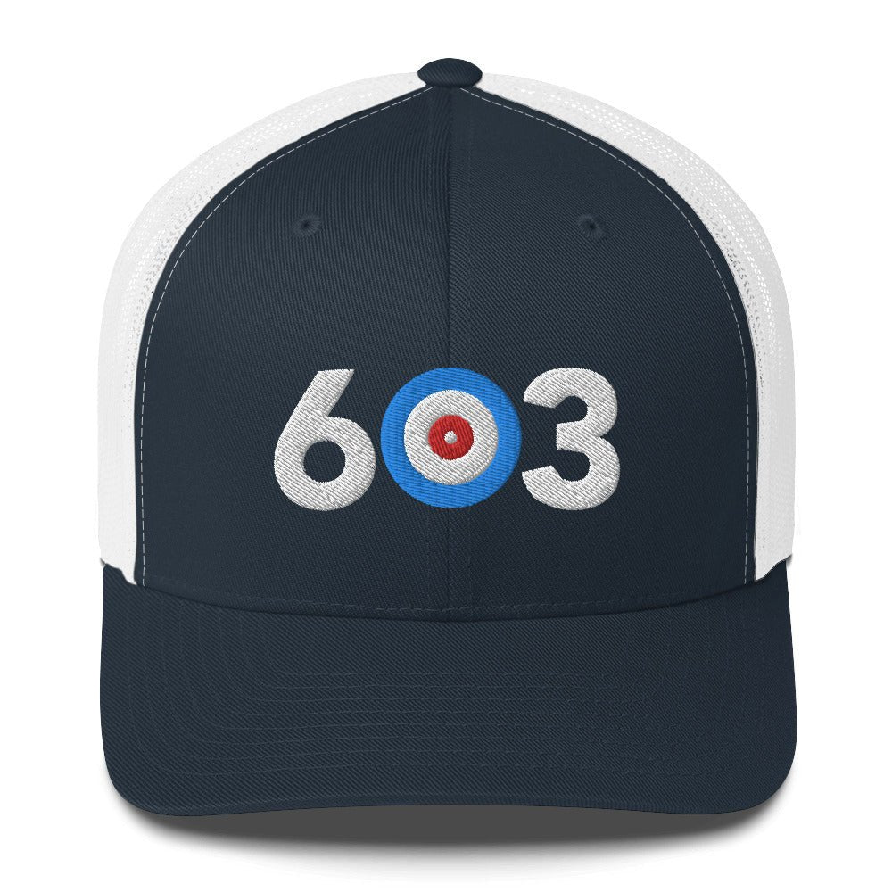 603 Area Code - New Hampshire Curling Club Trucker Cap – Broomfitters