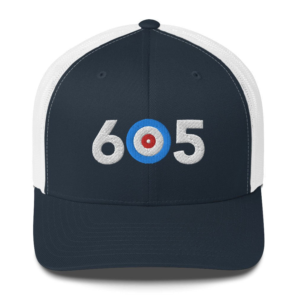 605 Area Code - South Dakota Curling Club Trucker Cap - Broomfitters