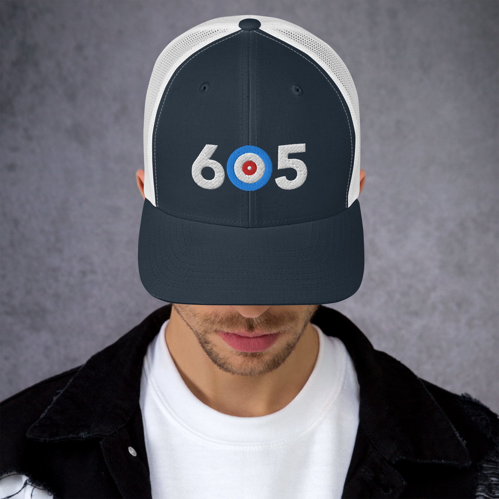 605 Area Code - South Dakota Curling Club Trucker Cap - Broomfitters