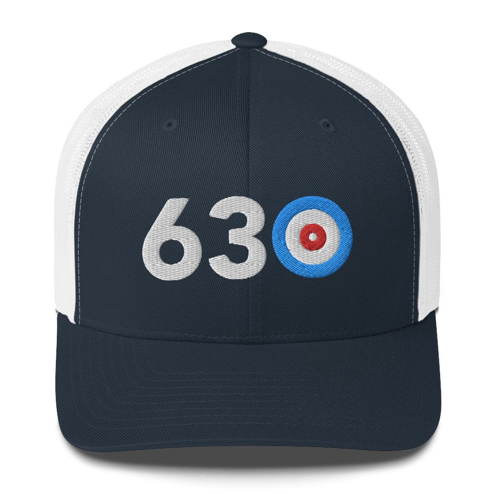 630 Area Code - Illinois Curling Club Trucker Cap - Broomfitters