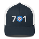 701 Area Code - South Dakota Curling Club Trucker Cap - Broomfitters