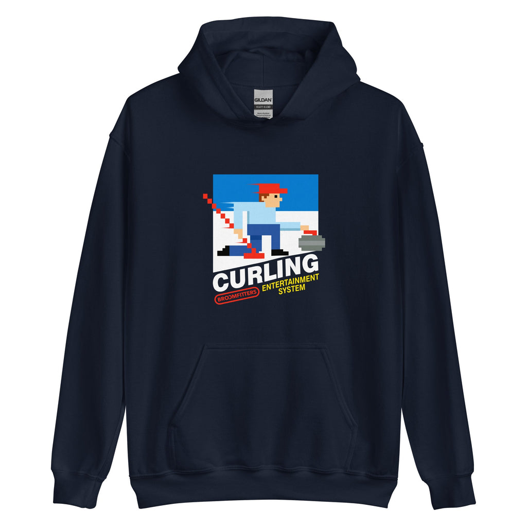 8-Bit Curling Unisex Hoodie - Broomfitters
