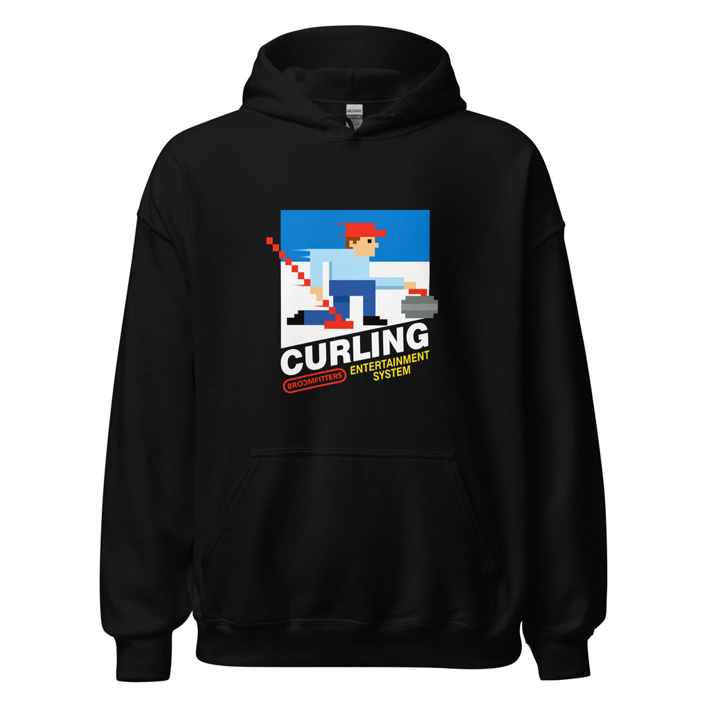 8-Bit Curling Unisex Hoodie - Broomfitters