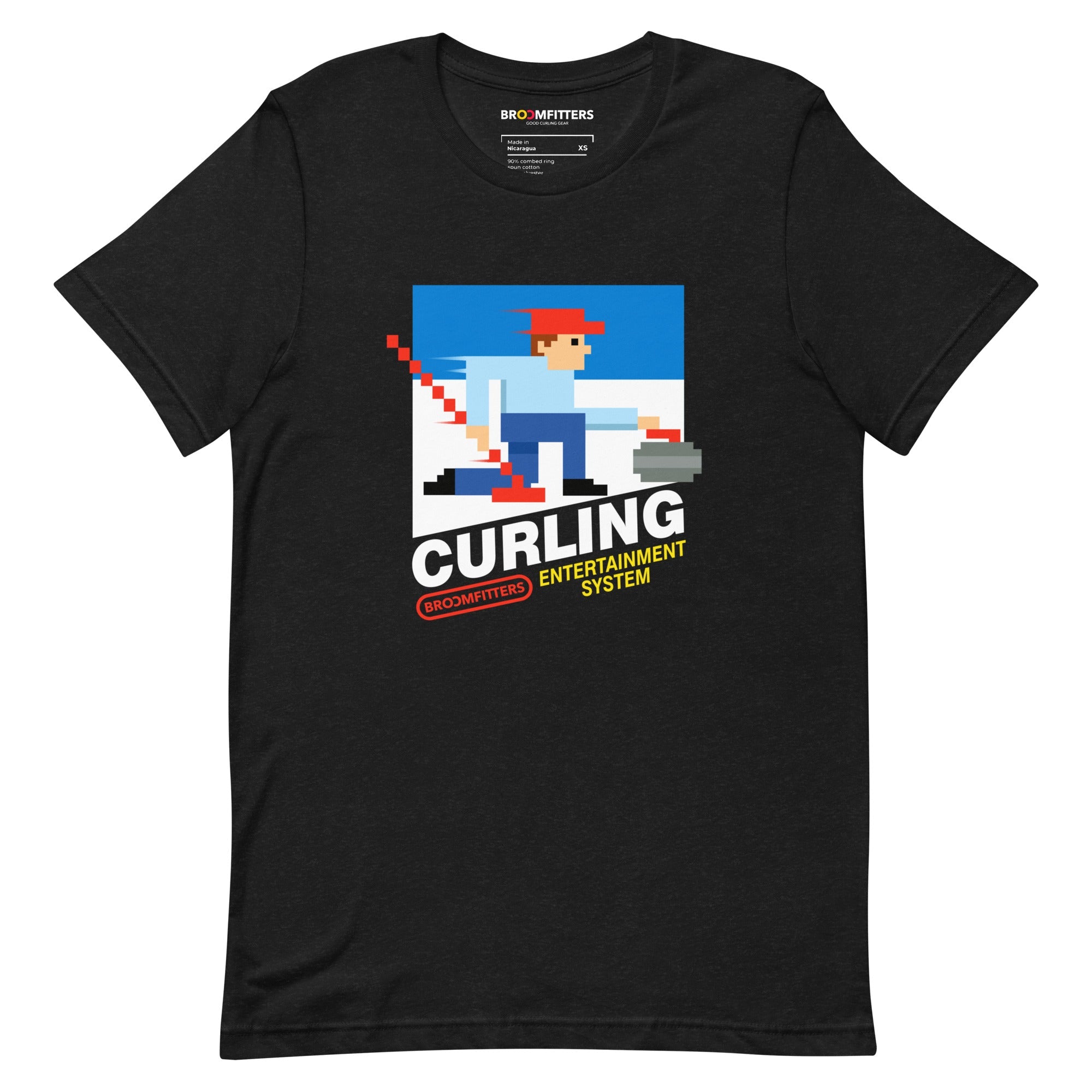 8-Bit Curling Unisex t-shirt - Broomfitters