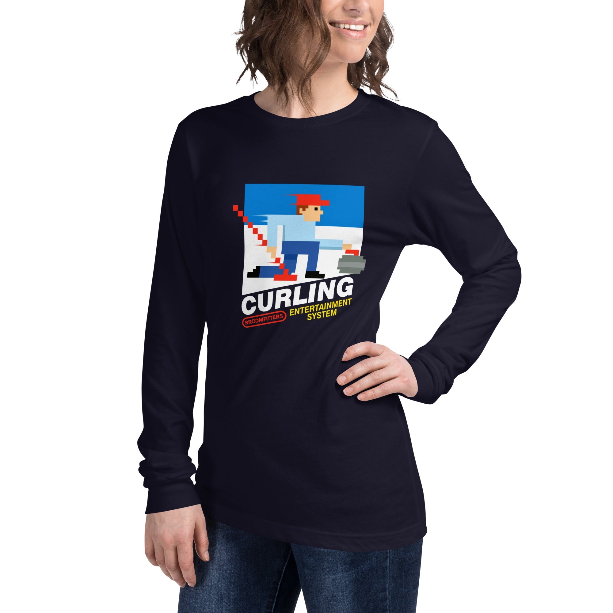 8-Bit Unisex Long Sleeve Tee - Broomfitters