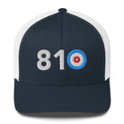 810 Area Code - Michigan Curling Club Trucker Cap - Broomfitters