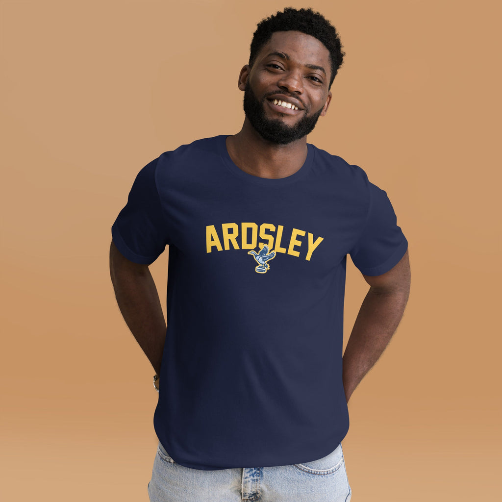 Ardsley Block Text Unisex t-shirt - Broomfitters
