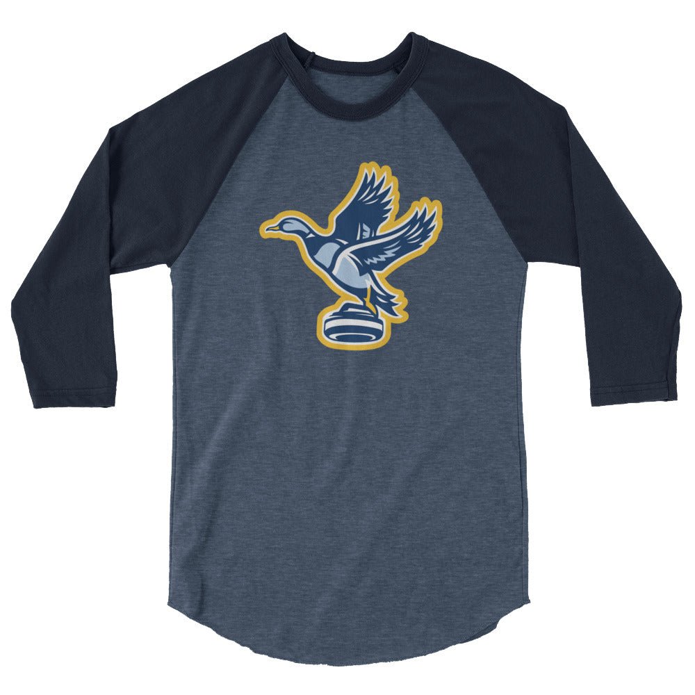 Ardsley Curling Club - Flying Duck 3/4 sleeve raglan shirt - Broomfitters