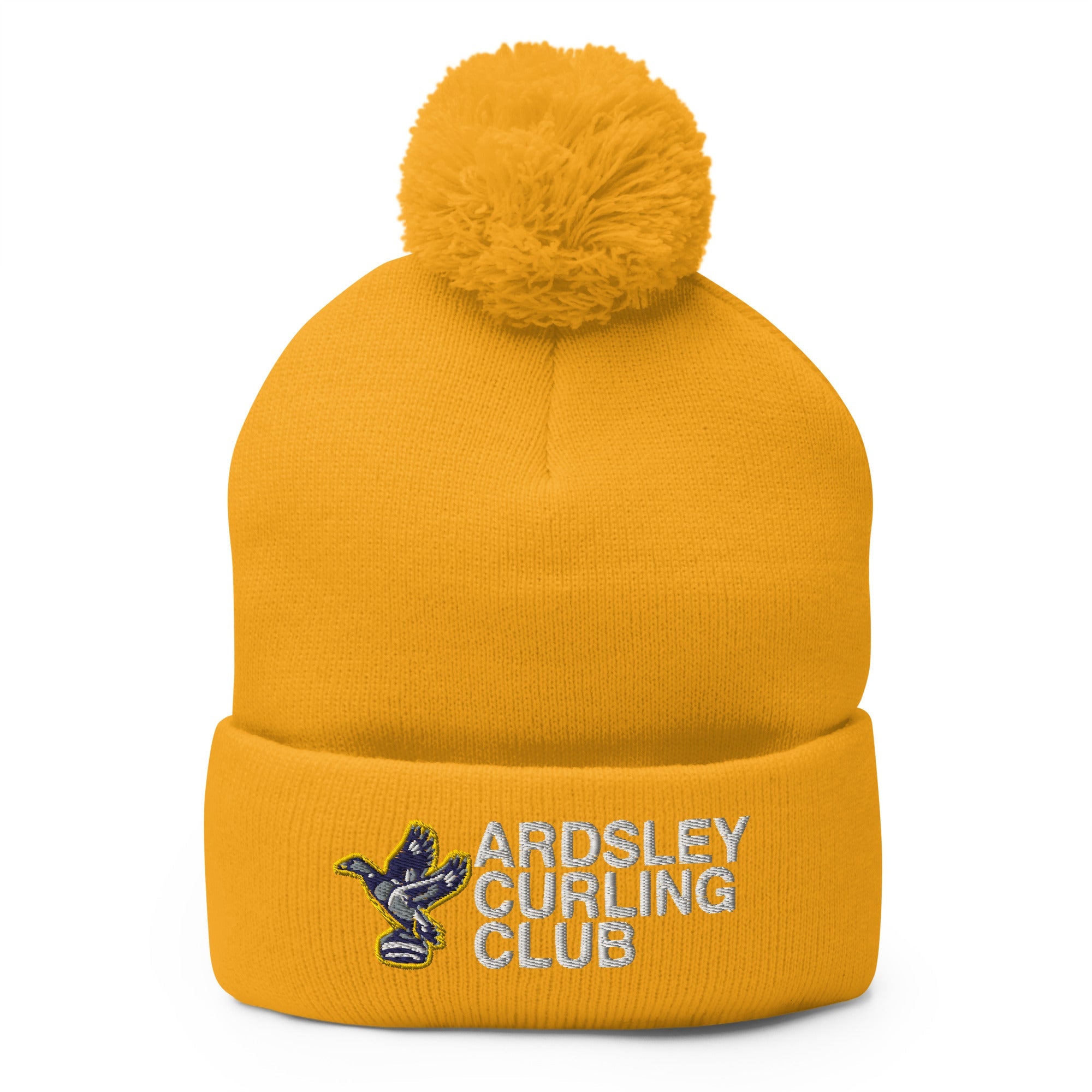 Ardsley Curling Club Pom-Pom Beanie - Broomfitters