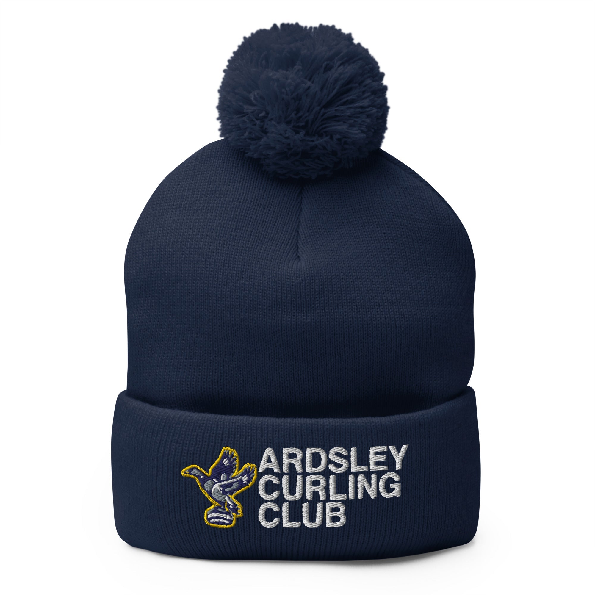 Ardsley Curling Club Pom-Pom Beanie - Broomfitters