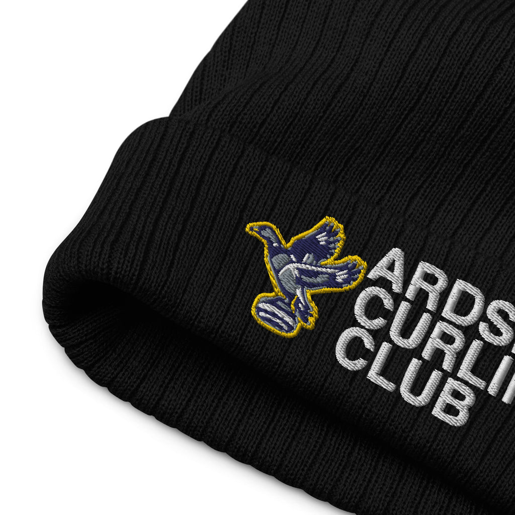 Ardsley Curling Club Ribbed Knit Beanie - Broomfitters
